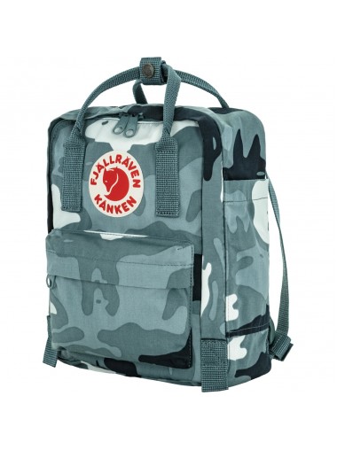 Kanken Graphics Mini - Nimbus Blue-Hidden Animals